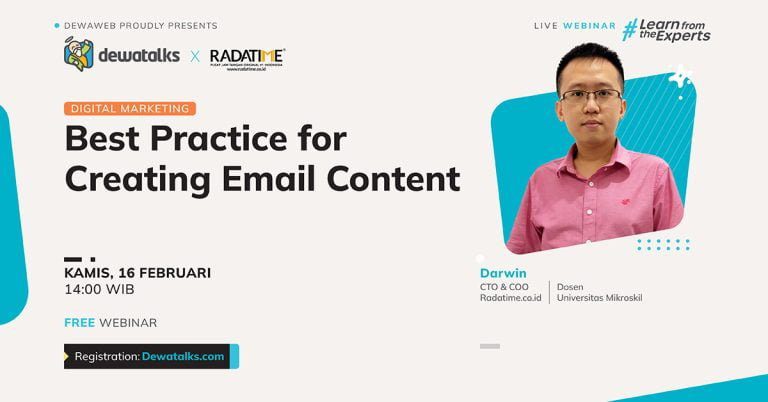 Dewatalks Webinar: Best Practice for Creating Email Content
